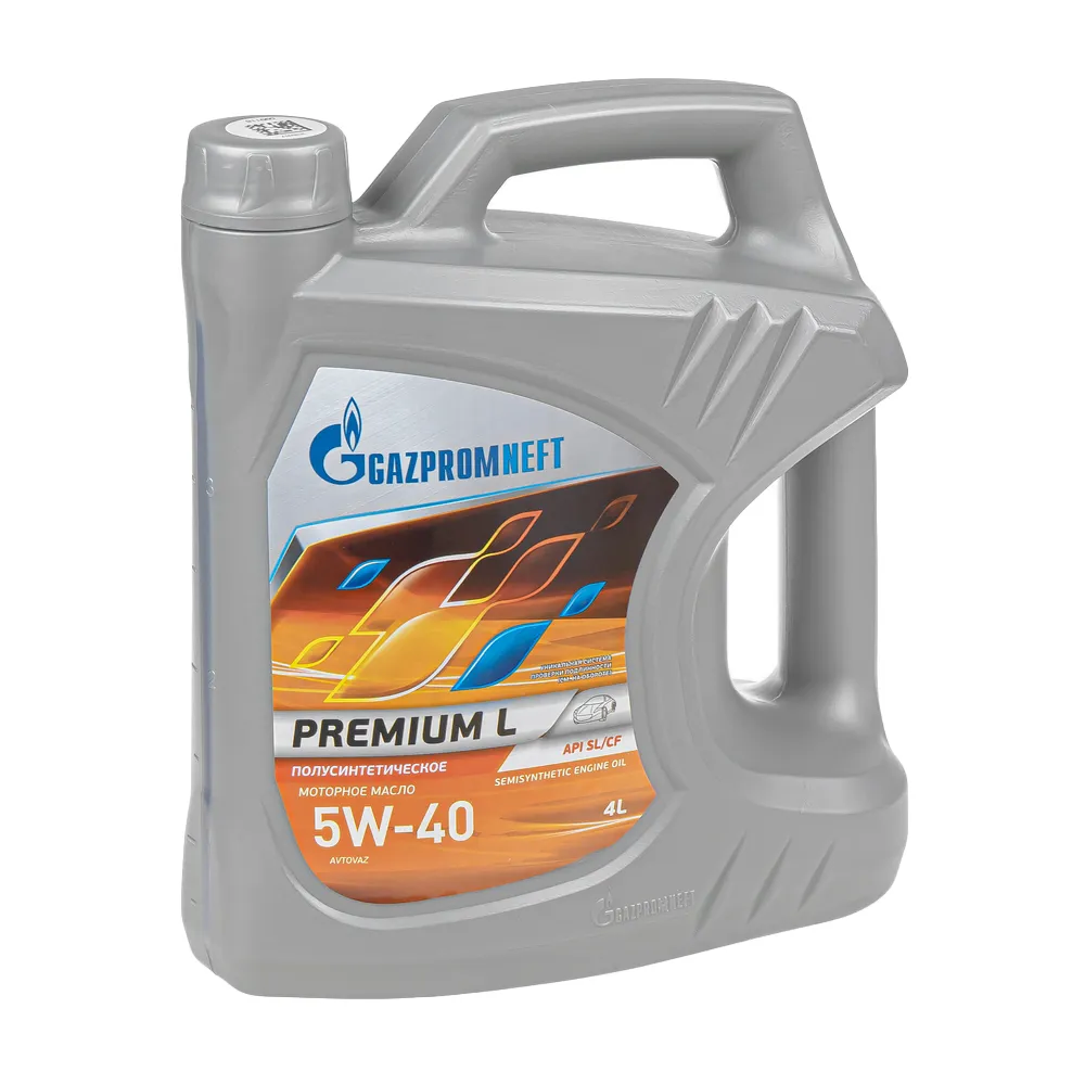 Масло моторное Gazpromneft Premium L 5W-40 полусинтетическое 4 л 2389900122/2389907661