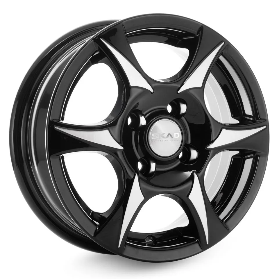 Диск литой R13 5J 4x114.3/69.1 ET45 СКАД Аэро Алмаз 86011612501