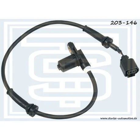 Датчик ABS VW SHARAN / FORD GALAXY / SEAT ALHAMBRA --05.2000 передний STARKE 203-146