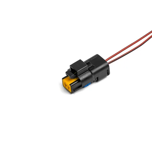 Разъем 211PL022S0049 (2pin) 2 контакта датчика температуры, масла, воздуха, повторителя поворотов, звукового сигнала, клапана регулировки фаз газораспределения для Renault, разъем реле зарядки генератора для Lada (ВАЗ), Renault.