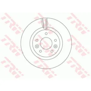 Диск тормозной передний NISSAN QASHQAI J11 2013->/X-TRAIL T32 2013-> TRW DF6786