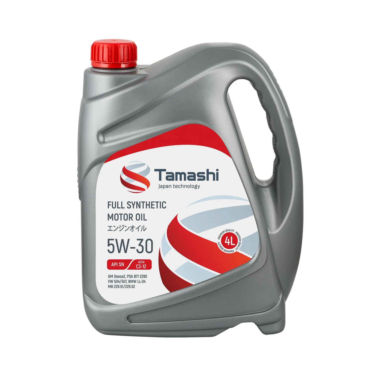 Масло моторное TAMASHI 5W-30 синтетическое 4 л 5W30T024