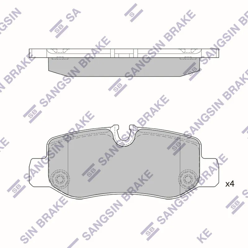Колодки задние MB Vito W447 14->