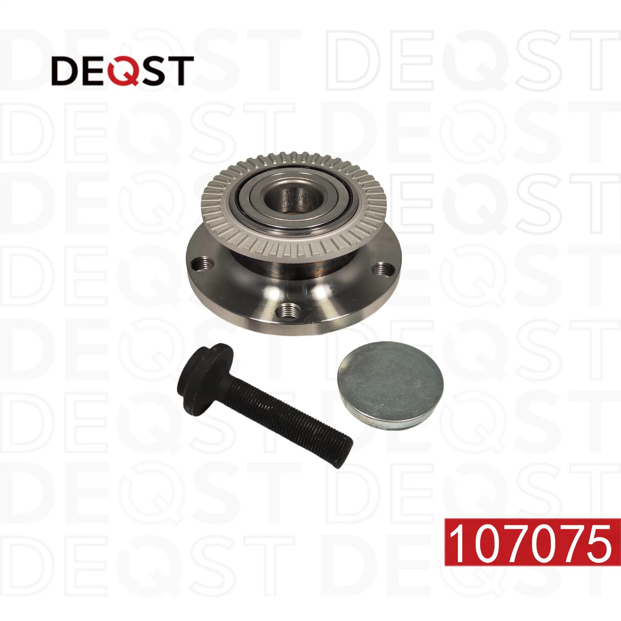 Ступица с подшипником в сборе задняя. AUDI A4 (8E) / SEAT EXEO (3R) -06.2008 DEQST 107075