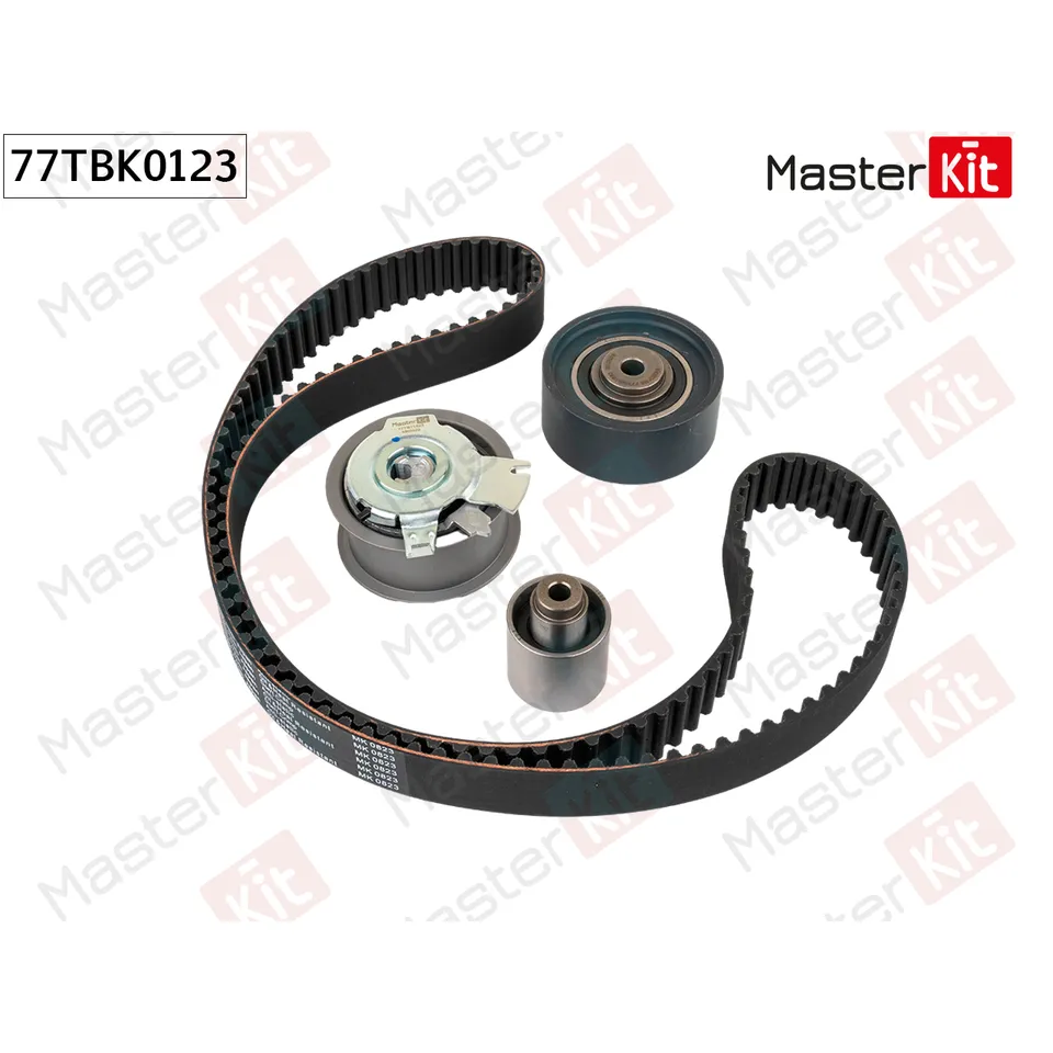 Комплект ремня ГРМ AUDI A4/A6/VW PASSAT 2.0D MASTERKIT 77TBK0123