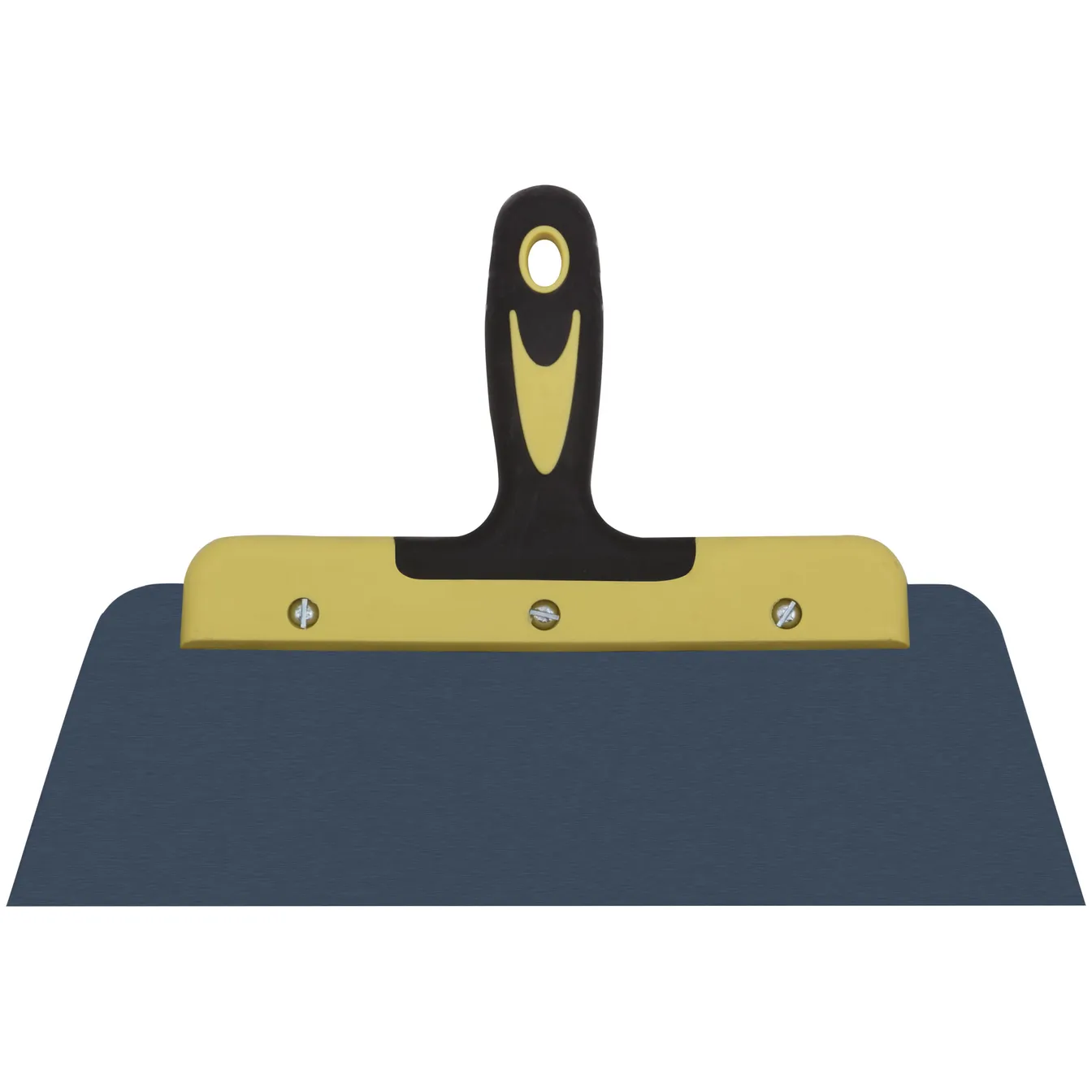 Шпатель фасадный Мастер, пружинная колоризованная сталь, двухкомпонентная ручка, плоский 300 мм FIT 06464