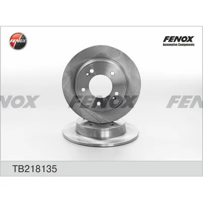 Диск тормозной задний HYUNDAI I30; KIA CEED 12- 262X10X5 FENOX TB218135