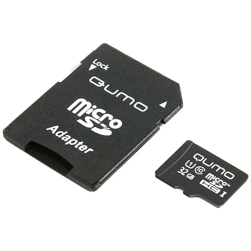 Карта памяти QUMO, Micro SDHC 32GB QUMO CL10 UHS I 18742