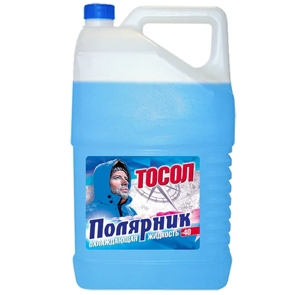 Тосол Полярник ОЖ-40 готовый -40C синий 5 кг 430210011