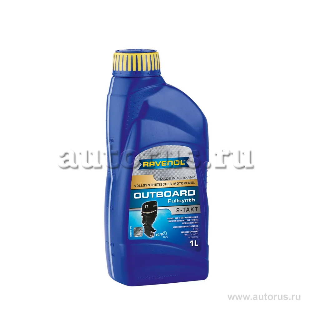 Масло моторное Ravenol Outboardoel 2T Fullsynth синтетическое 1 л 1151200-001