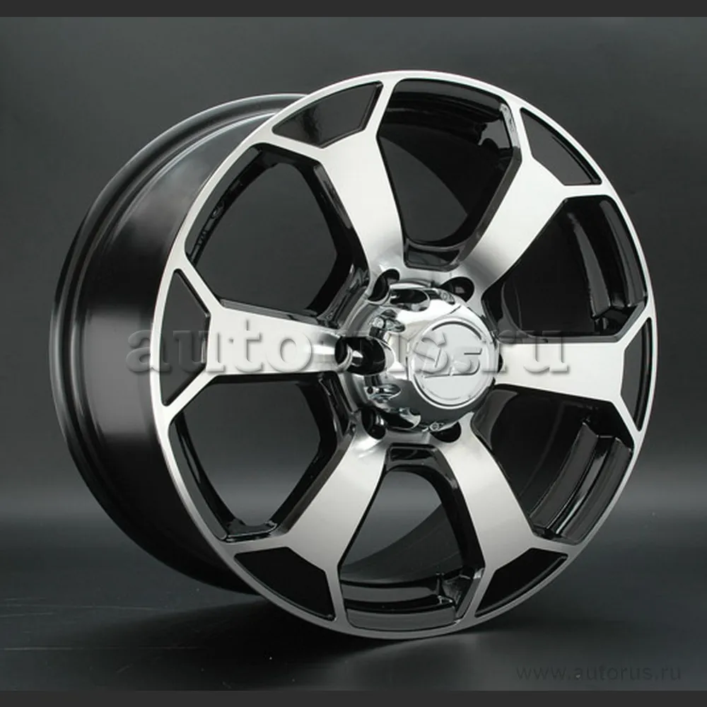 Диск литой R16 8J 6x139.7/100.1 ET38 LS 187 BKF S006308