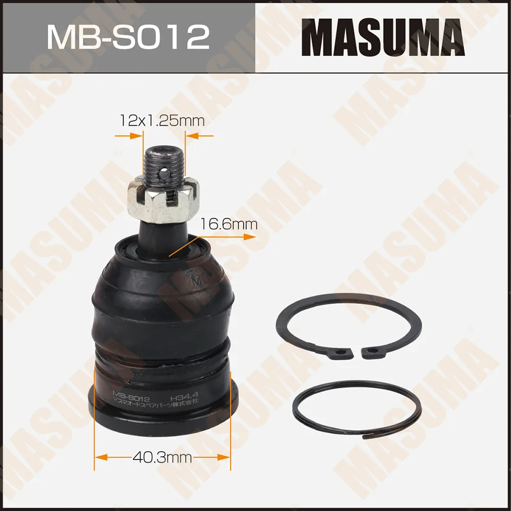 Опора шаровая MASUMA front low SWIFT ZD72S MASUMA MB-S012