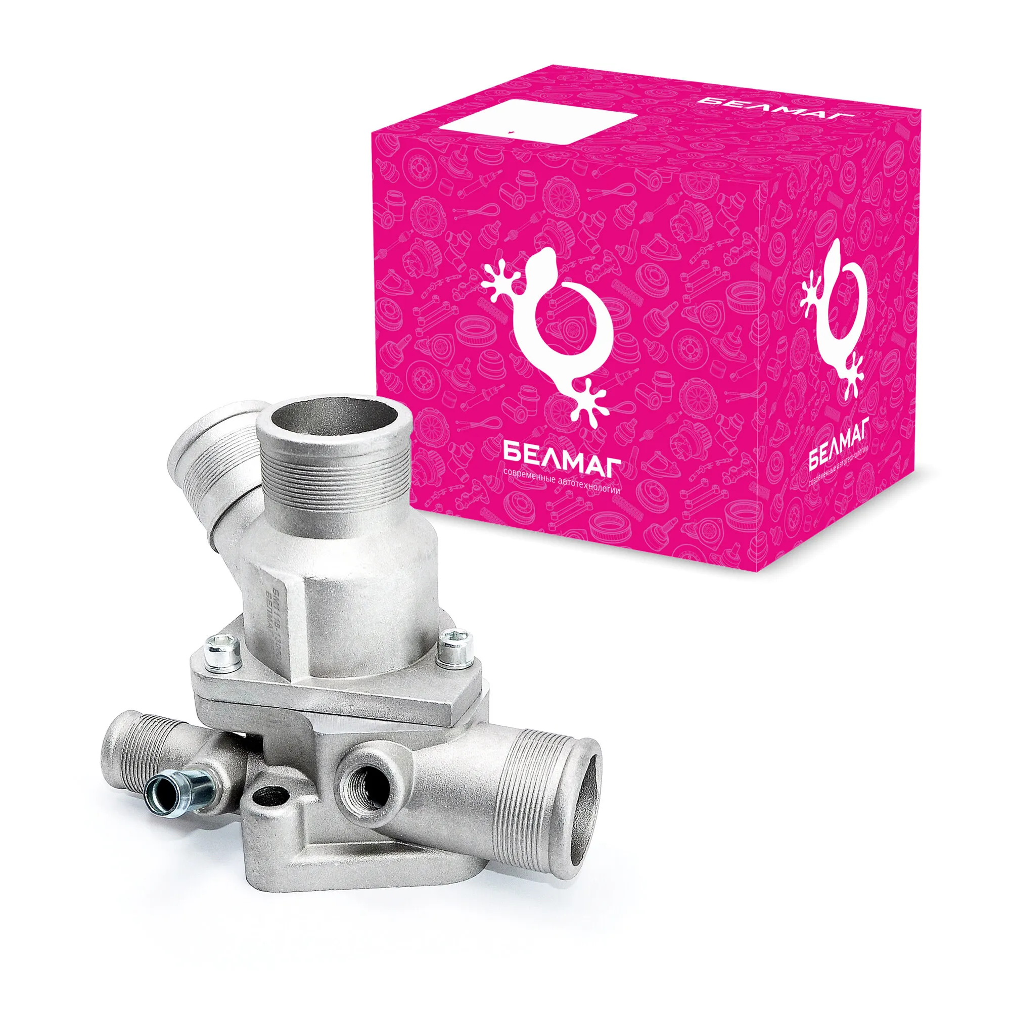Термостат в сборе ВАЗ 1117/1118/1119 (Калина) (05-13 г.в.) БелМаг BM.0241