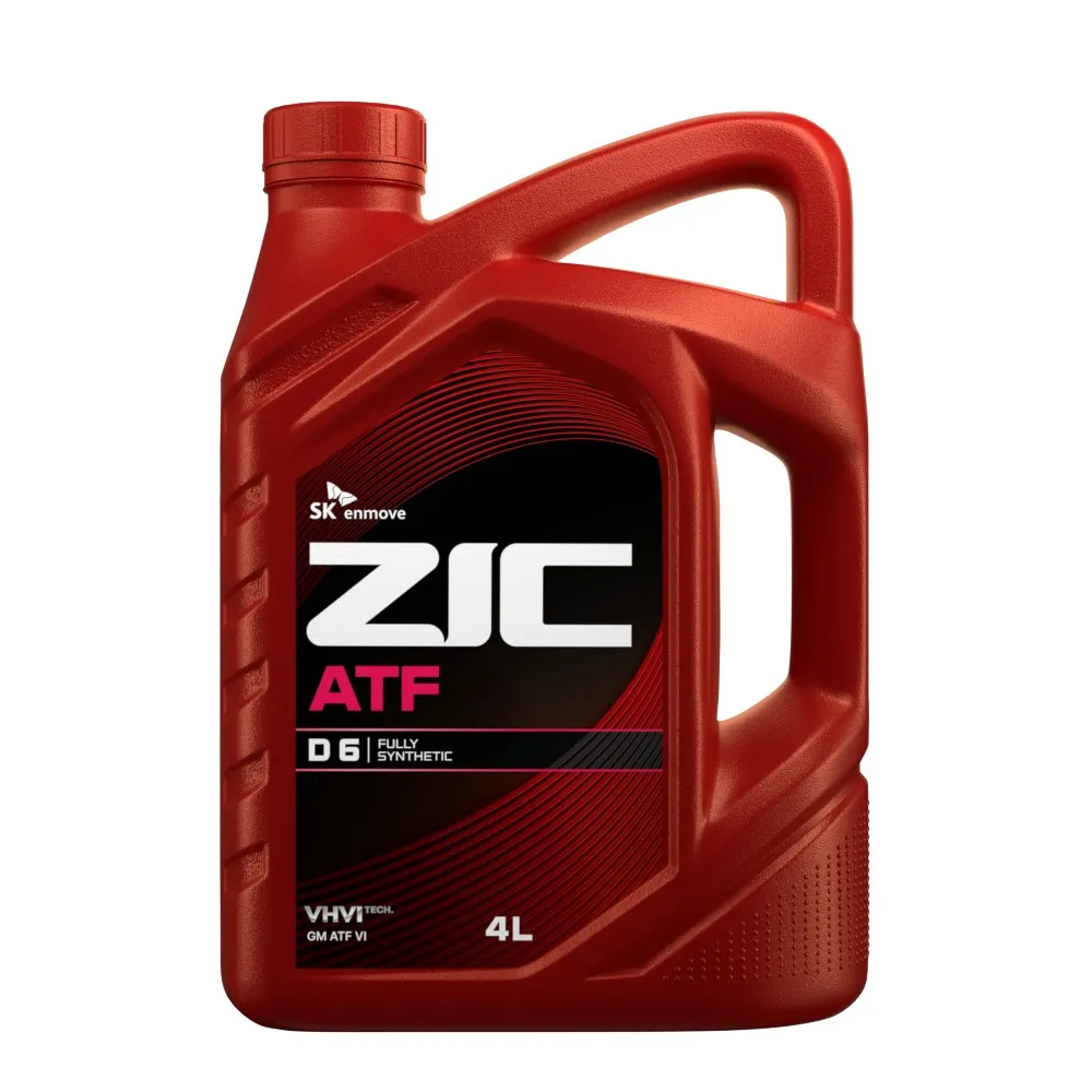 Масло трансмиссионное ZIC ATF Dexron 6 синтетическое 4 л 162630