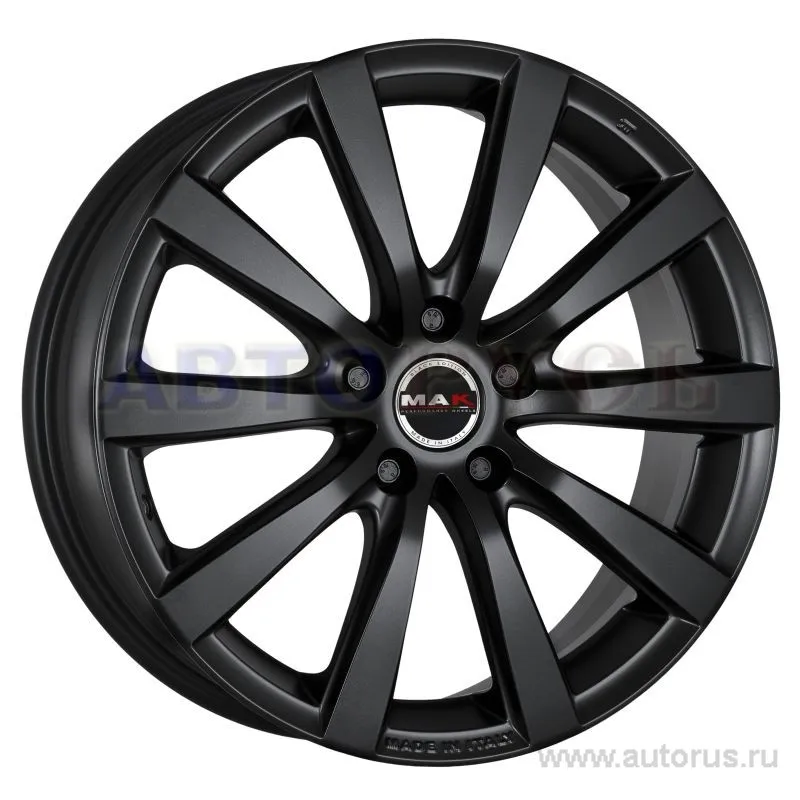 Диск литой R17 6.5J 5x114.3/64.1 ET48 MAK Iguan Mat Black F6570IGMB48FR3