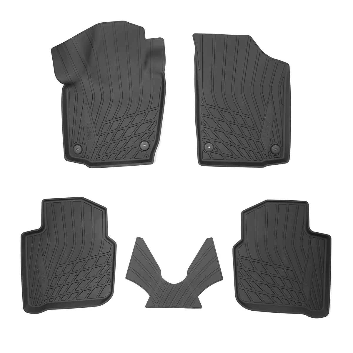 Коврики салонные для Skoda Rapid (NH) 3D (2013) NORPLAST NPA11-C81-650-1