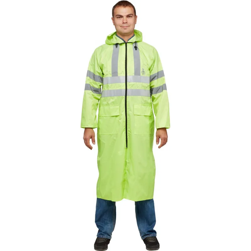 Плащ дождевик на молнии с капюшоном (XXXL) 1278057
