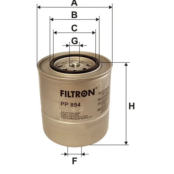 Фильтр топливный FILTRON PP854