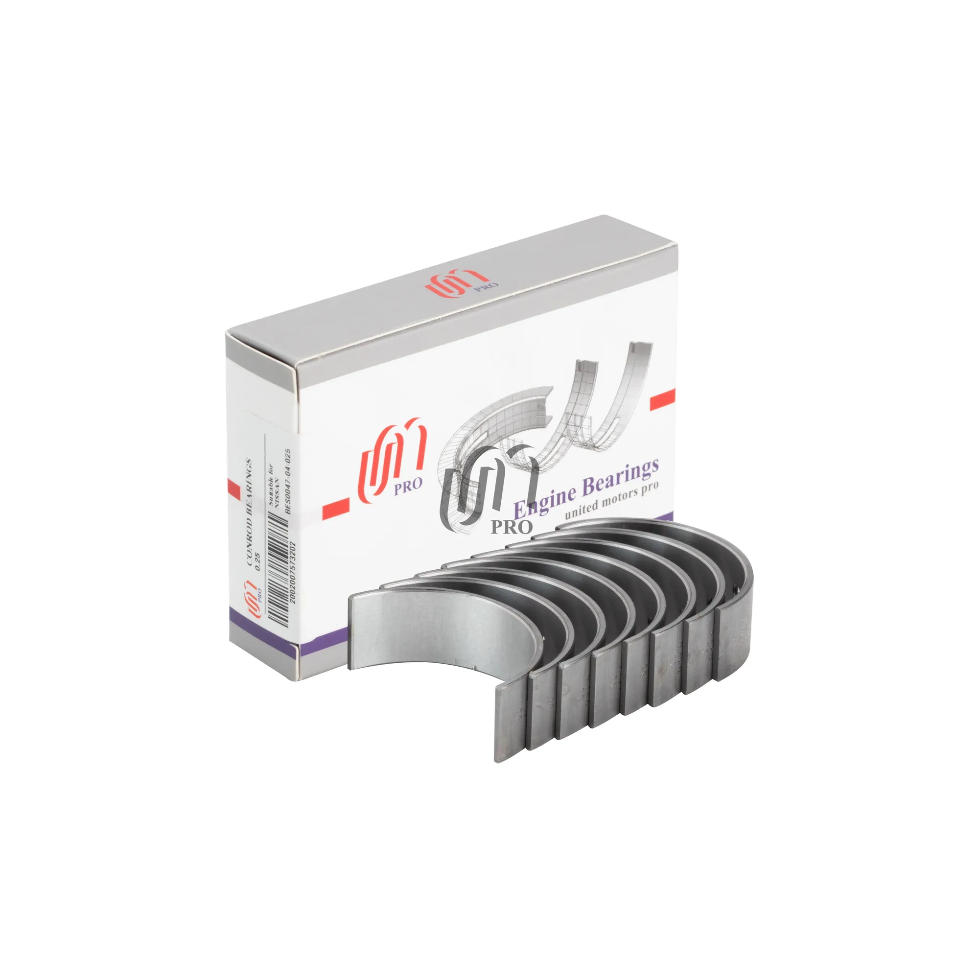 Вкладыши шатунные 0.25 NISSAN HR15DE UM UNITED MOTORS UMPRO BES004704025