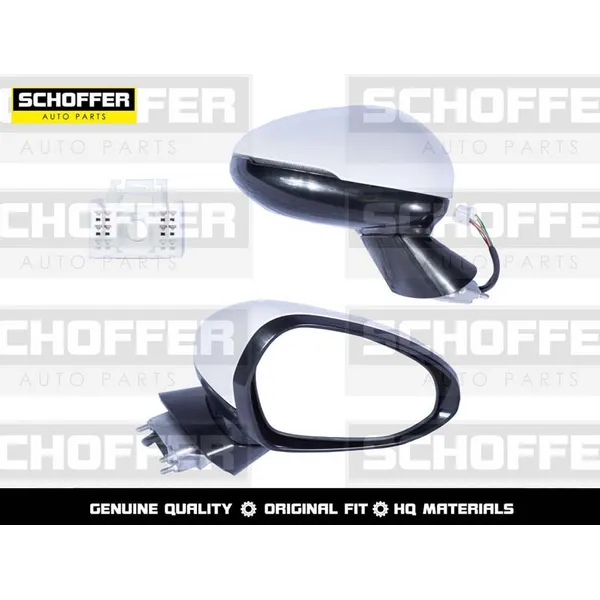 Зеркало правое Kia K5 (III 2020 - н.в.) 8конт/поворот/складывание/регул. SCHOFFER SHF13044
