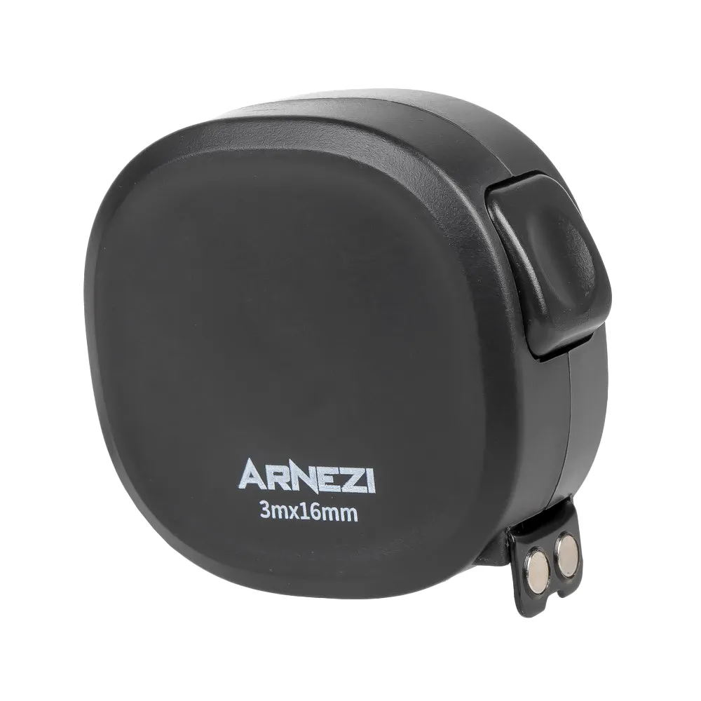 Рулетка Black 3м х 16мм с магнитным зацепом и автостопом Arnezi R6200010