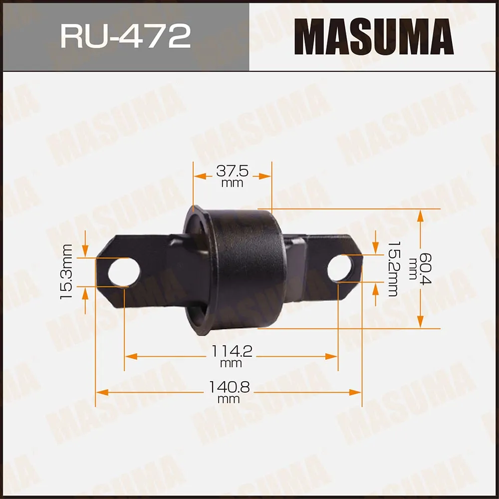 Сайлентблок зад. рычага пер. ford focusc-max, volvo s40v50 98 MASUMA RU-472