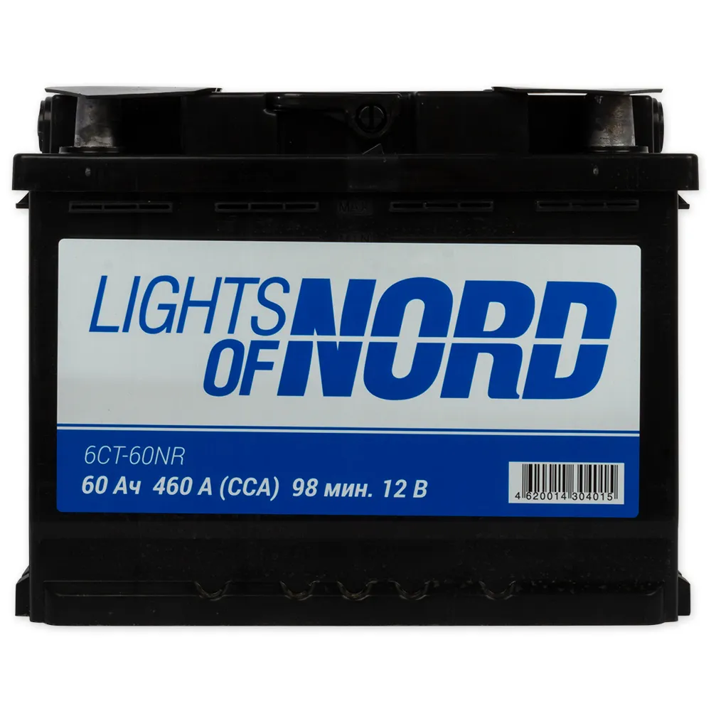 Аккумулятор Lights of Nord Standart 60 А/ч обратный R+ 242x175x190 L2 EN 460 А