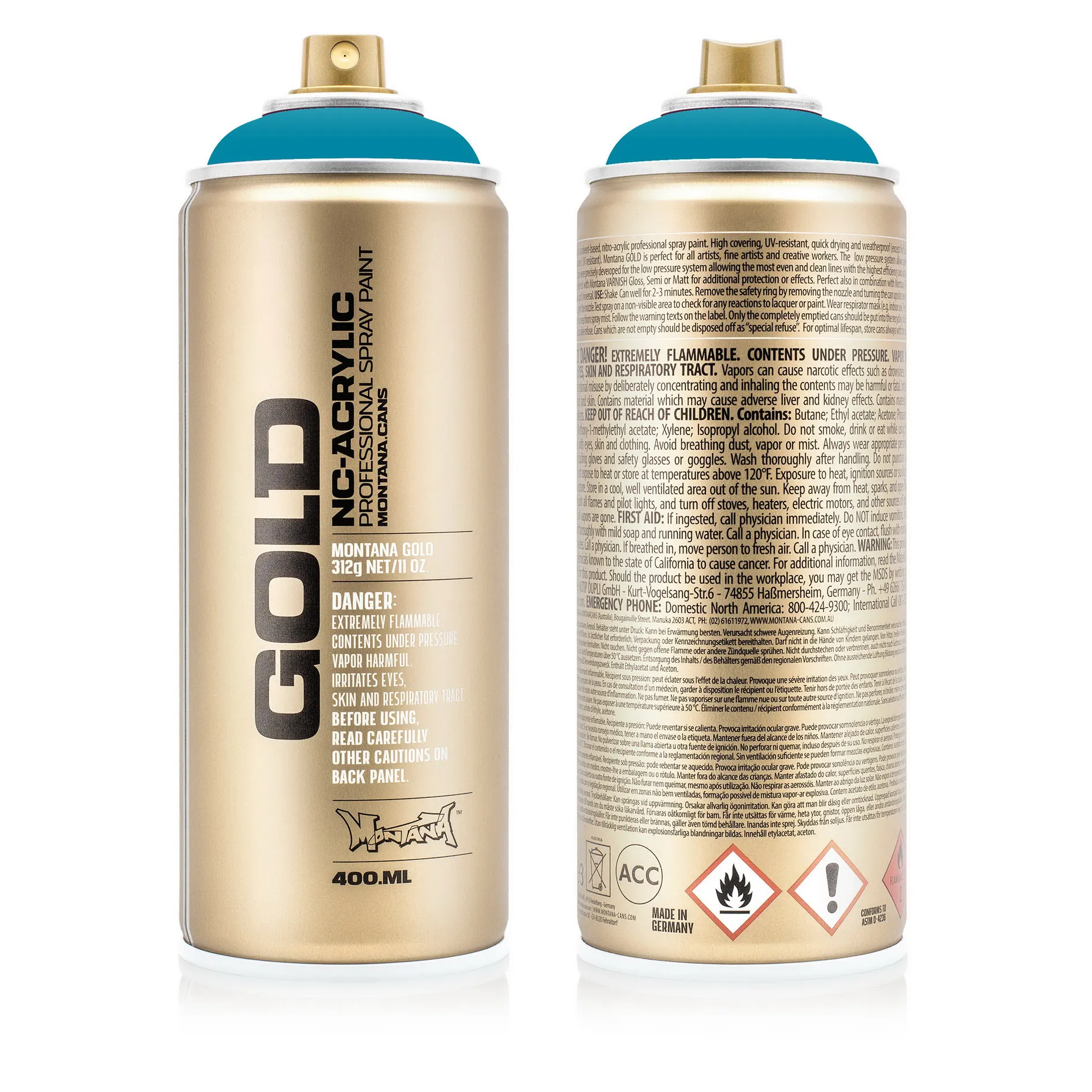 Краска GOLD аква MONTANA CANS G6260