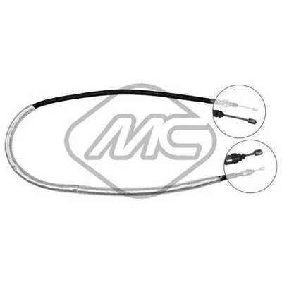 Трос ручника CIT XANTIA ALL TURBO CT-TDS 2/1 DX-RH Metalcaucho 80823
