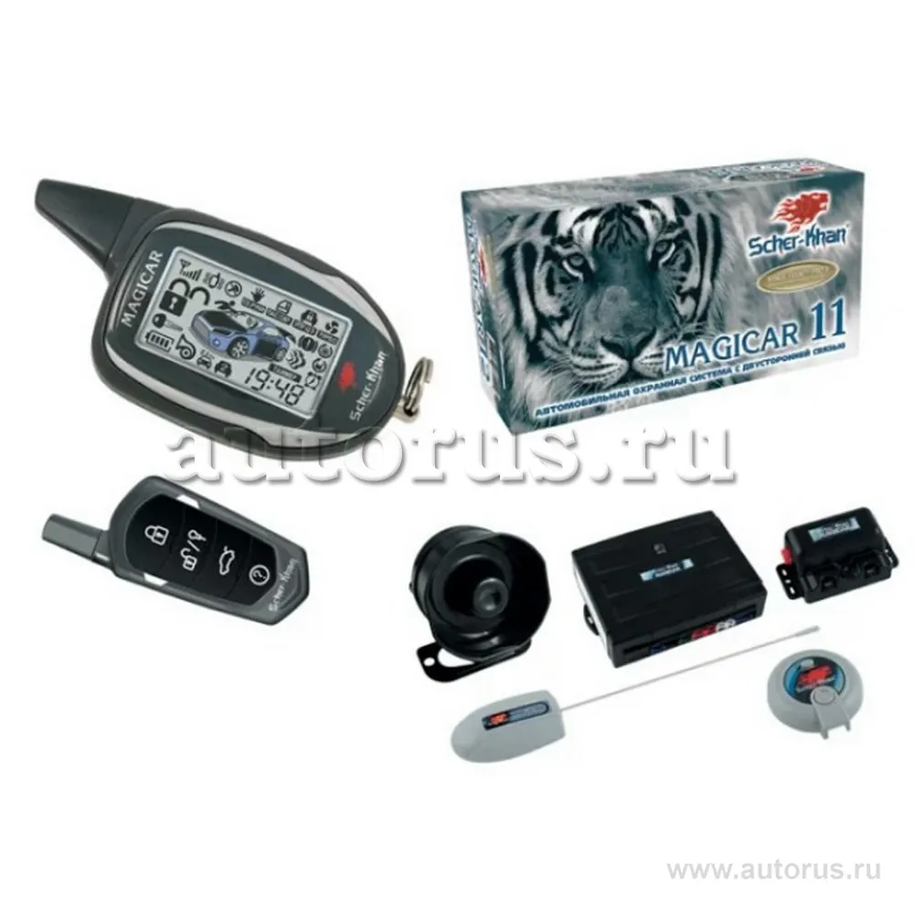 Сигнализация SCHER-KHAN Magicar 11,CAN + K-Line,обратная связь,запуск