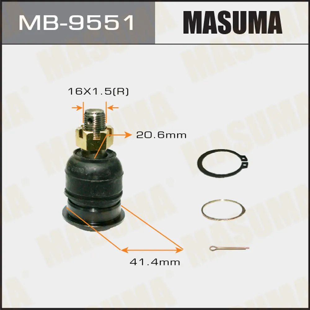 ШАРОВАЯ ОПОРА MASUMA FRONT LOW ELGRAND/ E51 RH/LH MASUMA MB9551