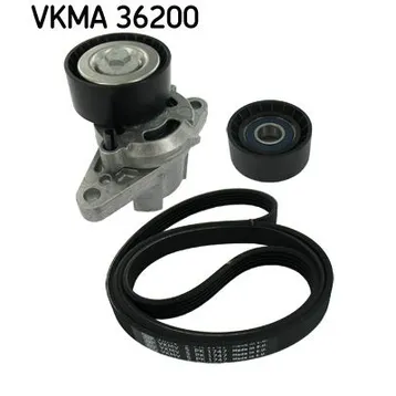 Комплект ремня приводного RENAULT LOGANSANDERO 1.41.6 AC SKF VKMA 36200