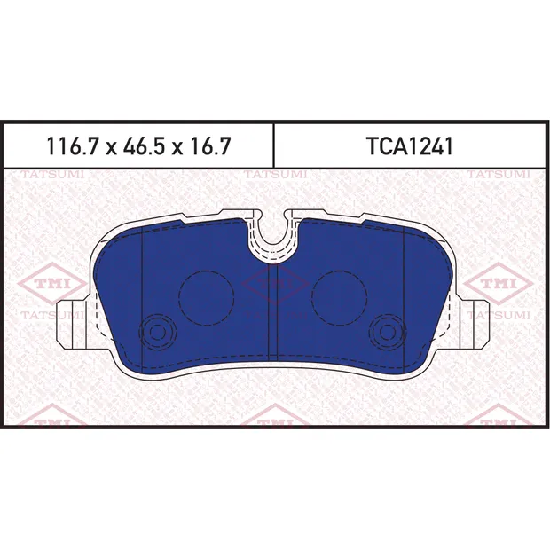 Колодки тормозные дисковые задние LAND ROVER Discovery/Range Rover/Range Rover Sport TATSUMI TCA1241