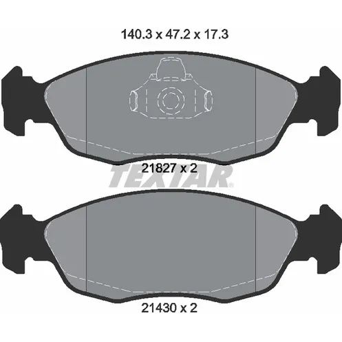 Колодки тормозные дисковые передн CITROEN: SAXO 96-03, XSARA 97-05, XSARA Break 97-05, XSARA купе 98