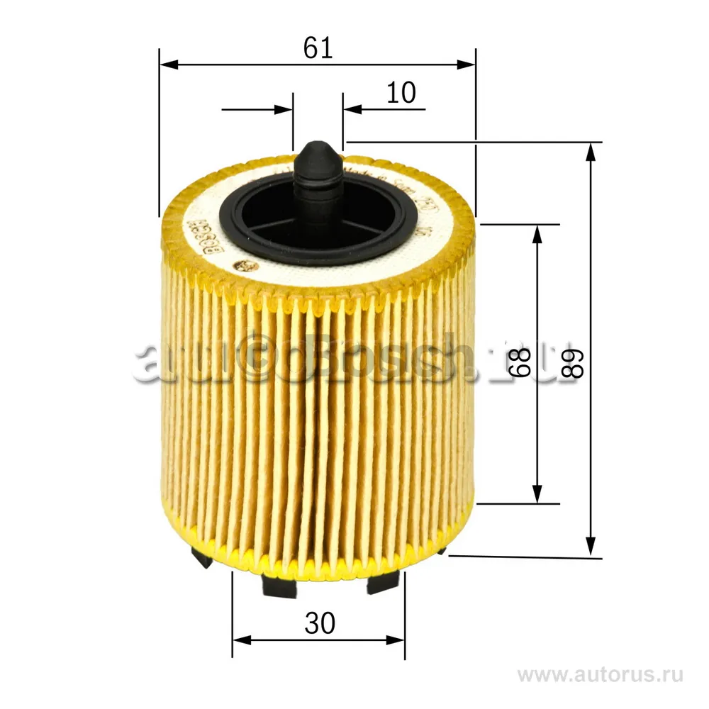 Фильтр масляный OPEL Astra J/Insignia/Vectra C/Zafira A/B BOSCH F 026 407 016