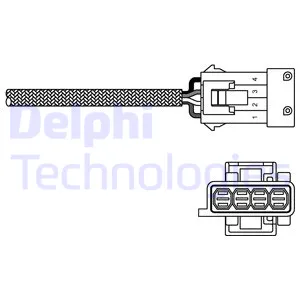 Лямбда-зонд! Citroen C3/Saxo/Xsara, Peugeot 206/307 1.6 16V 00 DELPHI ES2030812B1
