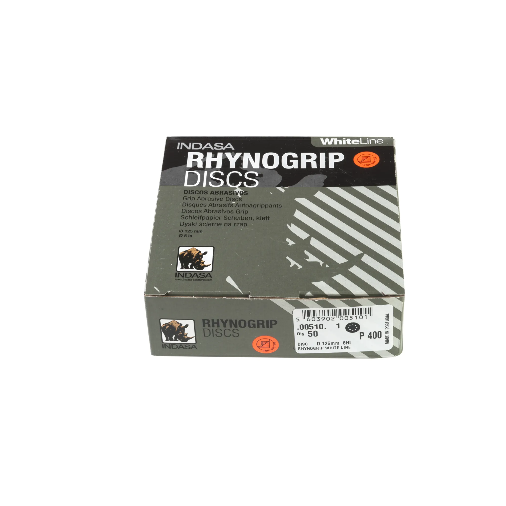 Круг RHYNOGRIP (8H) D125 мм Р400 Indasa 00510