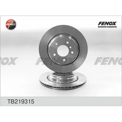 Диск тормозной задний BMW E60-E61 2.0-3.0, 03- FENOX TB219315