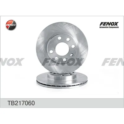 Диск тормозной передний DAEWOO LANOS/NEXIA/OPEL ASTRA F/CORSA B/VECTRA A FENOX TB217060