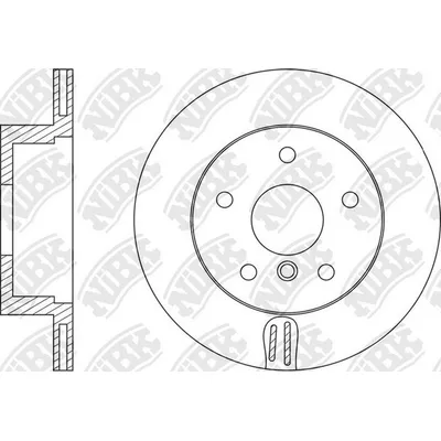 Диск тормозной задний BMW X5 E70 3.0/X6 E71 3.0 NIBK RN1593