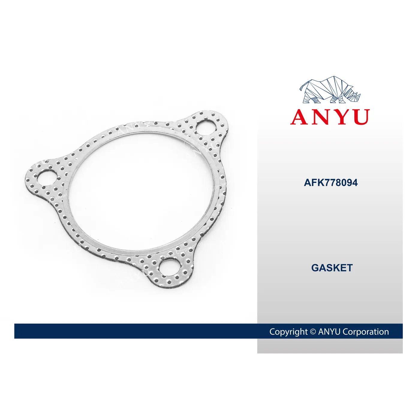 Прокладка выхлопной трубы для AUDI SEAT VW ANYU AFK778094