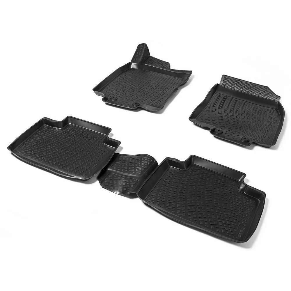 Коврики салона Nissan X-Trail черный полиуретан 4 части AutoFlex 99041017002