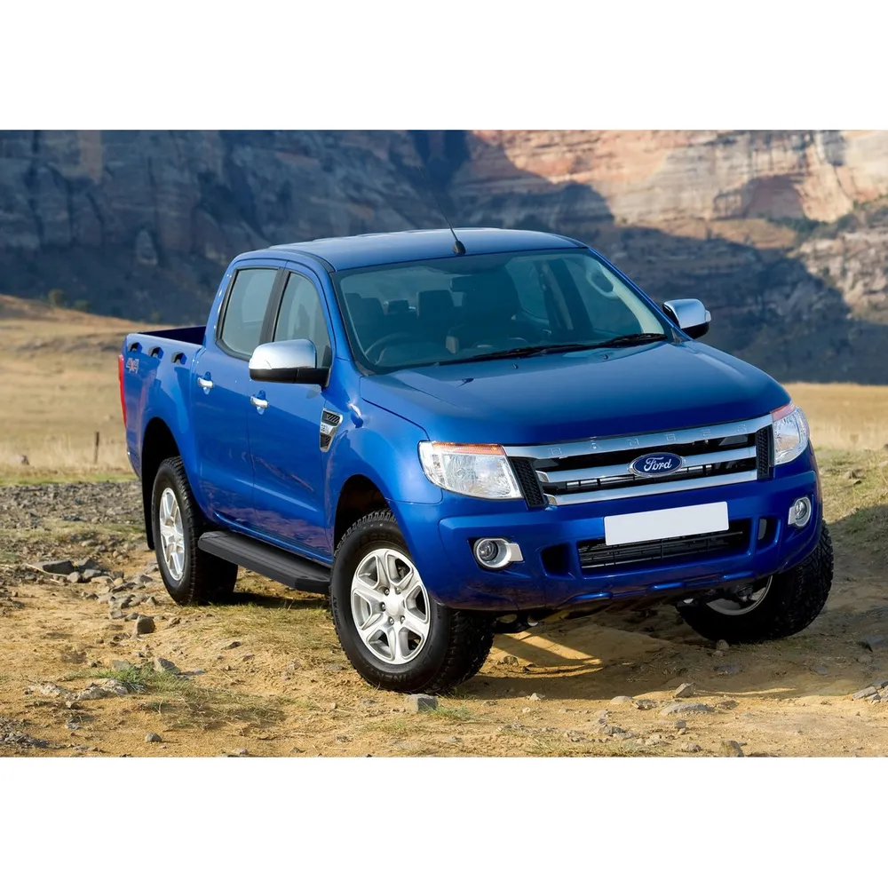 Порог-площадка Premium-Black A193ALB + комплект крепежа, RIVAL, Ford Ranger 2012-2015 Ford Ranger III A193ALB.1803.1