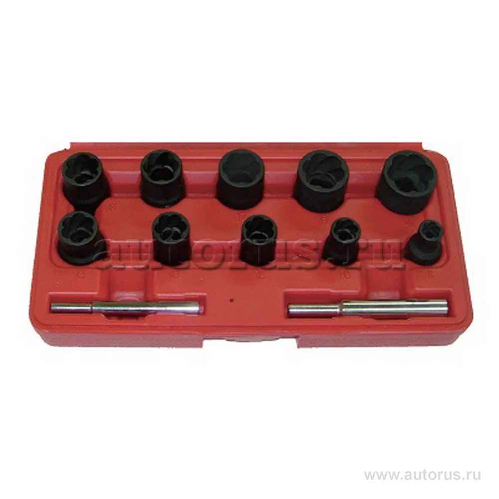 Набор головок-экстракторов 3/8,1/2 для поврежденных гаек 12пр. FORCE 912U3