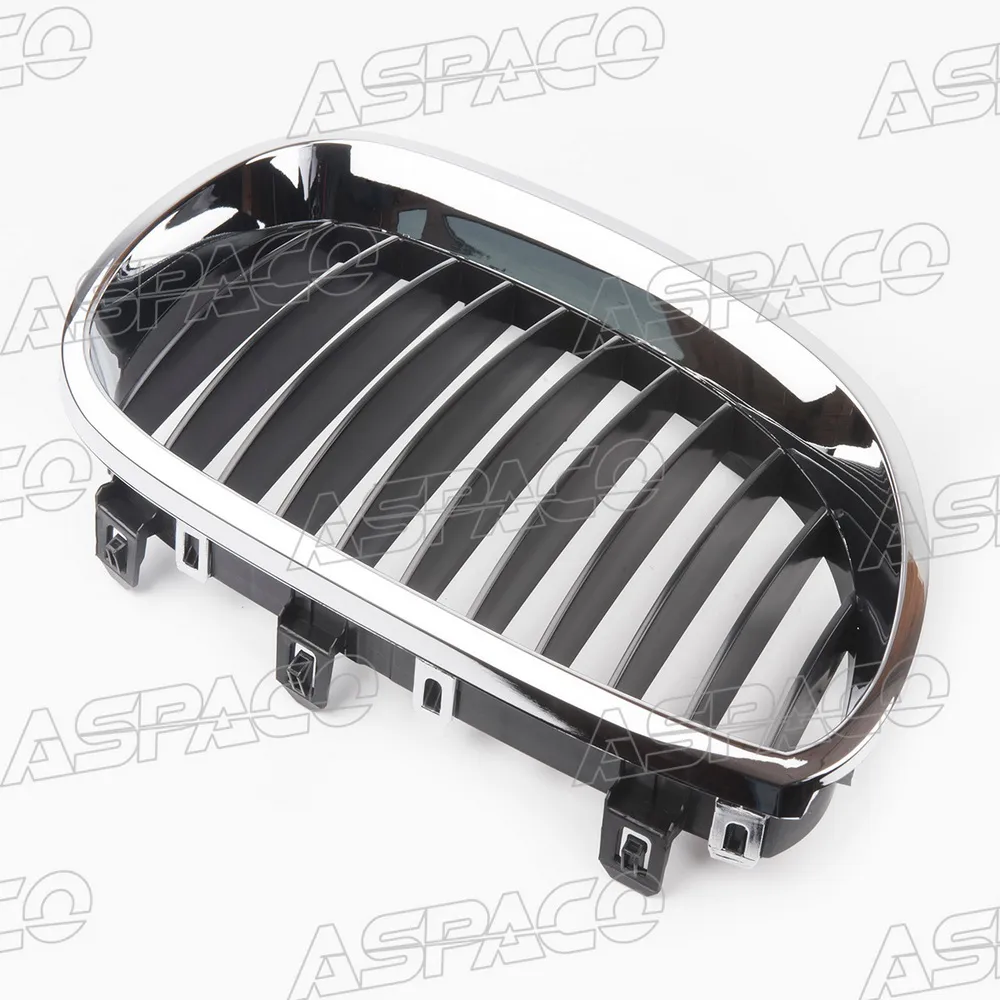 Решетка радиатора правая (R) BMW 5'E60/E61 (03-09) ASPACO AP062
