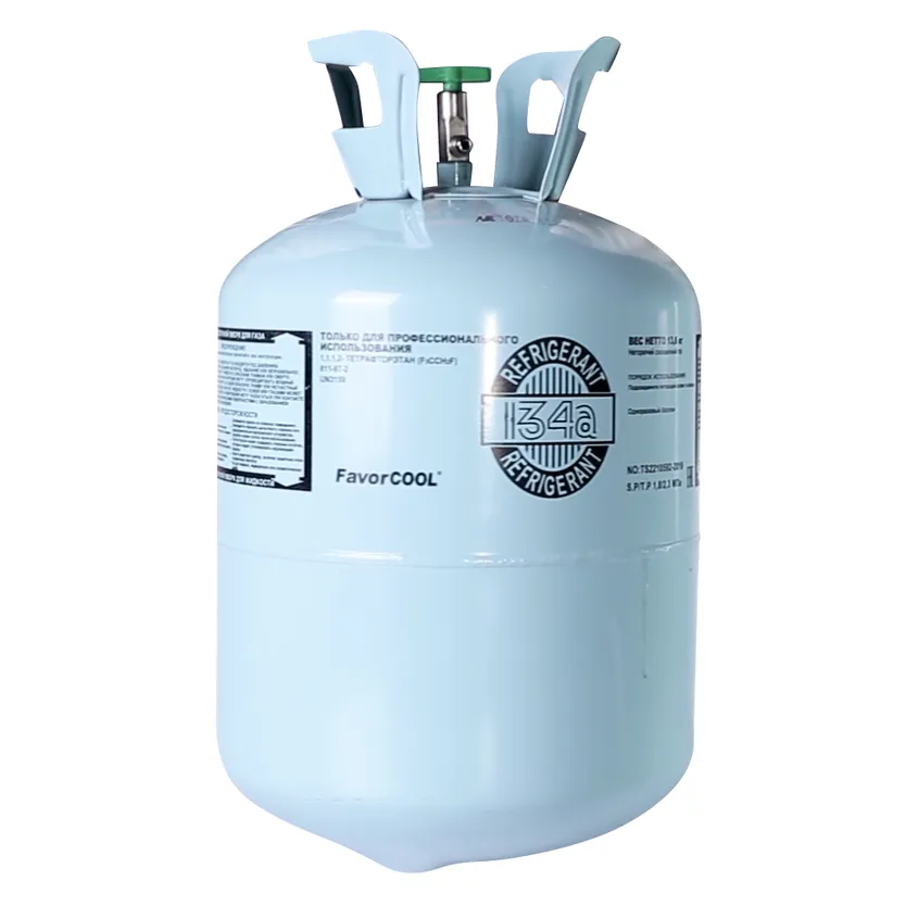 Баллон 13, 6 кг. с фреоном R134a KraftWell R134a