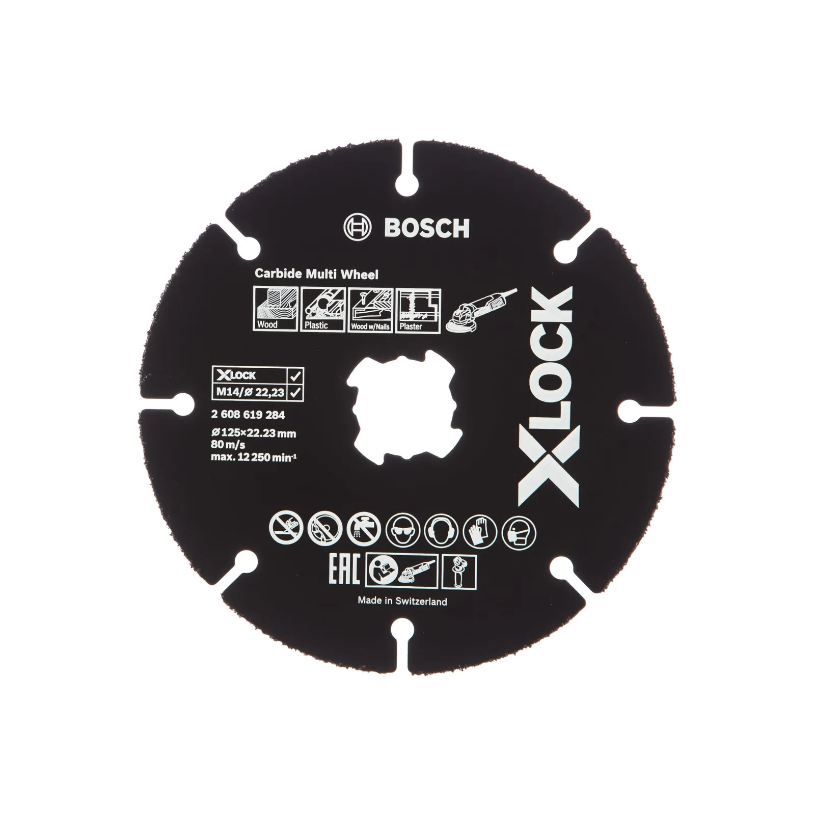Диск отрезной, 125 мм, дерево, для УШМ BOSCH 2608619284