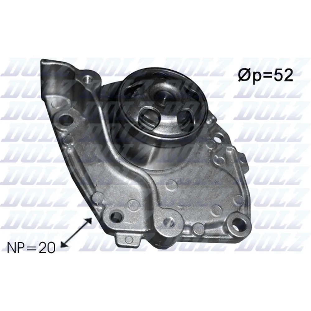 Насос водяной Renault Scenic III 1.5/1.9dCi 08