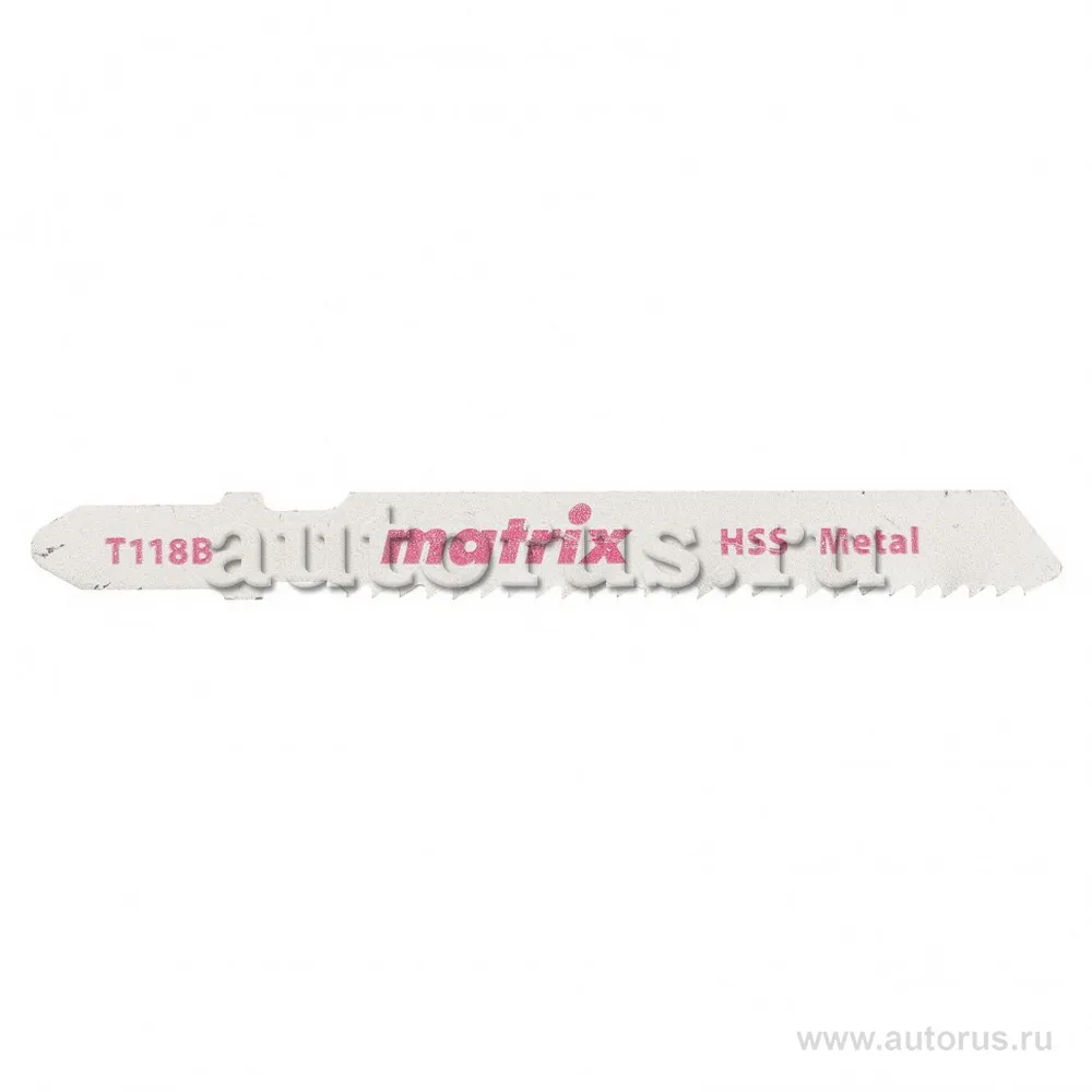 Полотна для электролобзика по металлу, 3 шт,T118B, 50x2 мм, HSS MATRIX 78229 MATRIX 78229