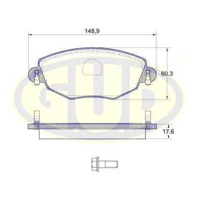 КОЛОДКИ ПЕР FORD MONDEO III 1.8I-2.5I2.0DI 00-
